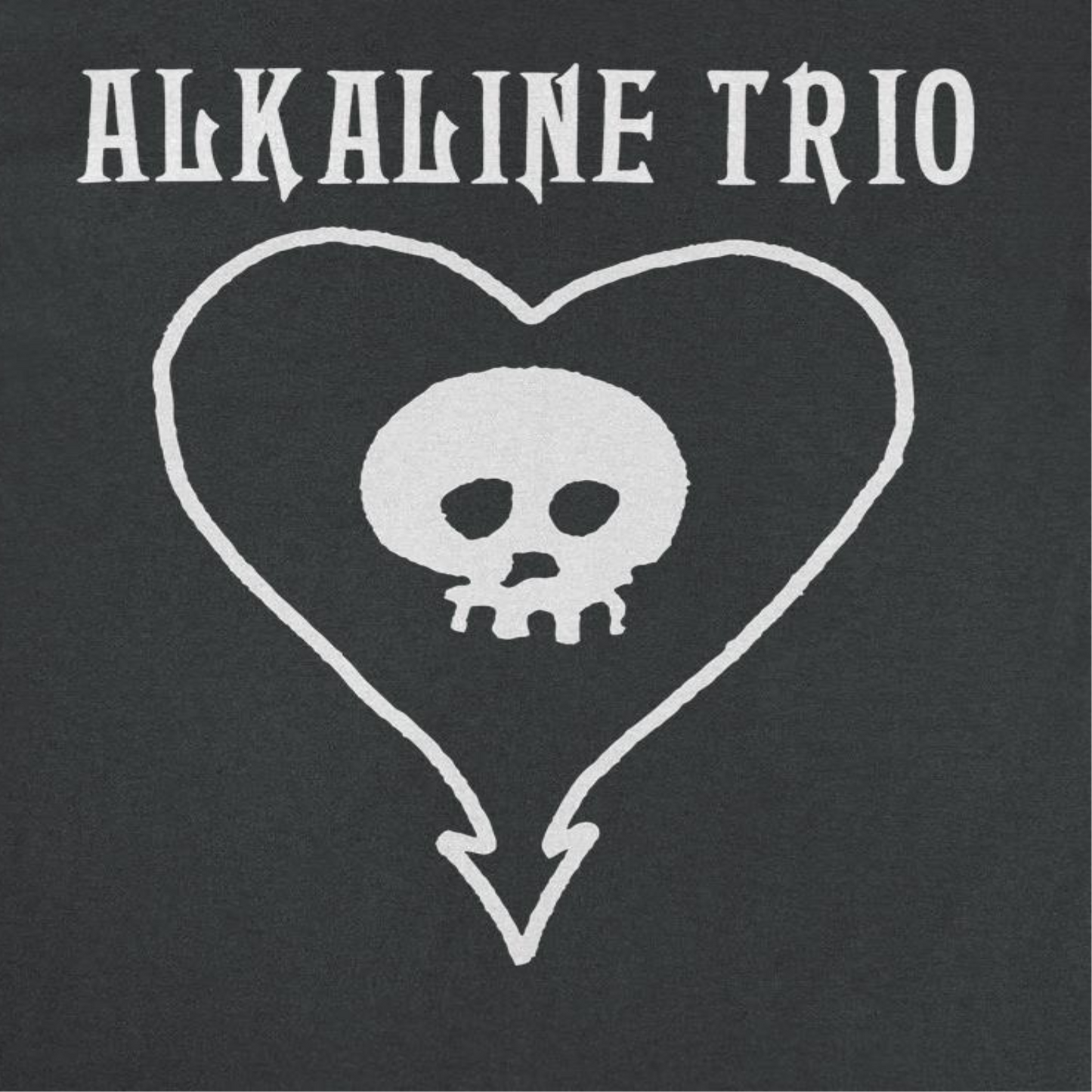 Alkaline Trio Classic Heartskull Mens T Shirt Black Style001