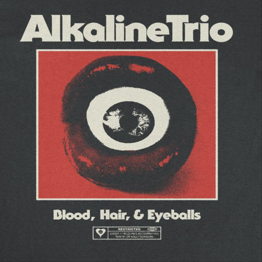 Alkaline Trio BHE Lips Mens T Shirt Black