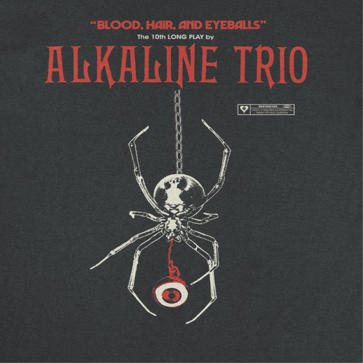 Alkaline Trio BHE Spider Mens T Shirt Black