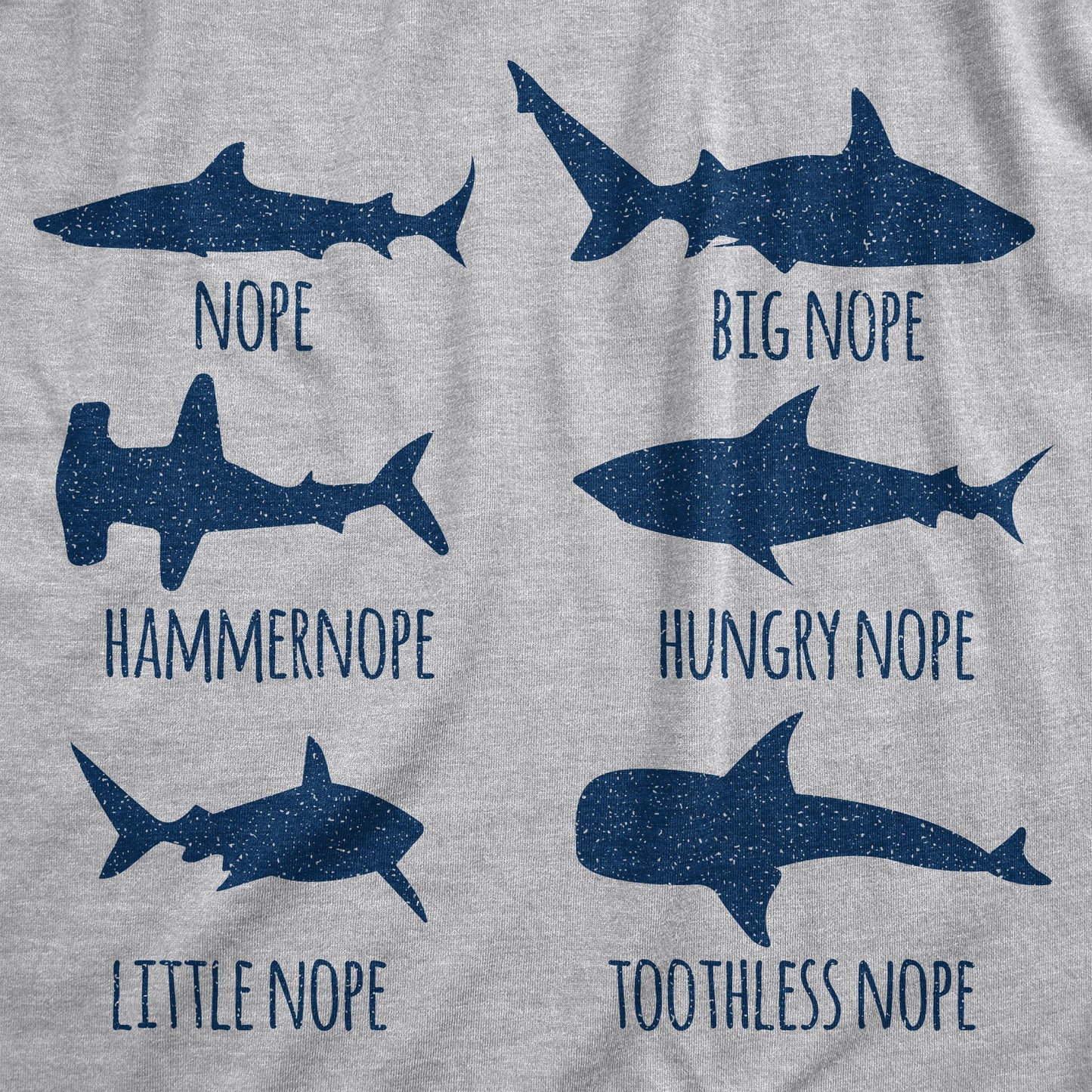 Shark Nope Men's T Shirt
