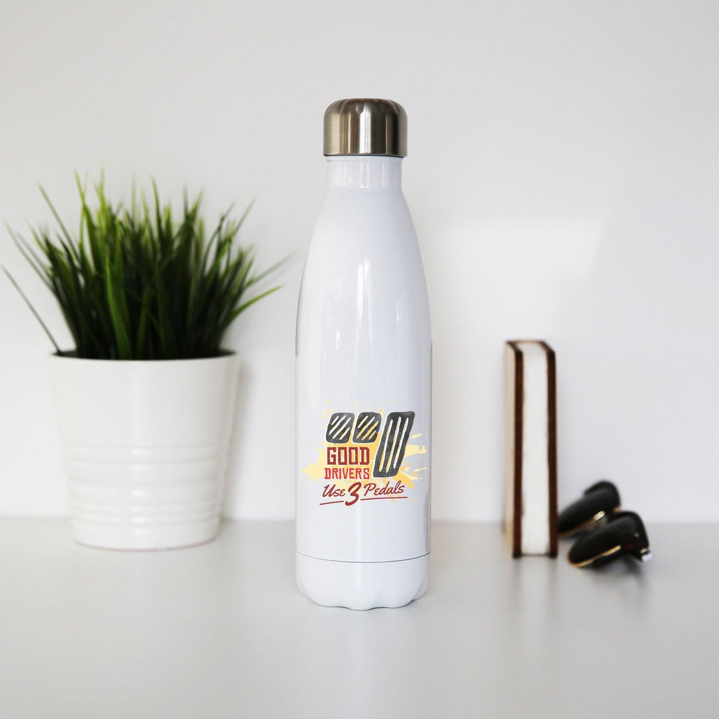 Good drivers funny car water bottle stainless steel reusable