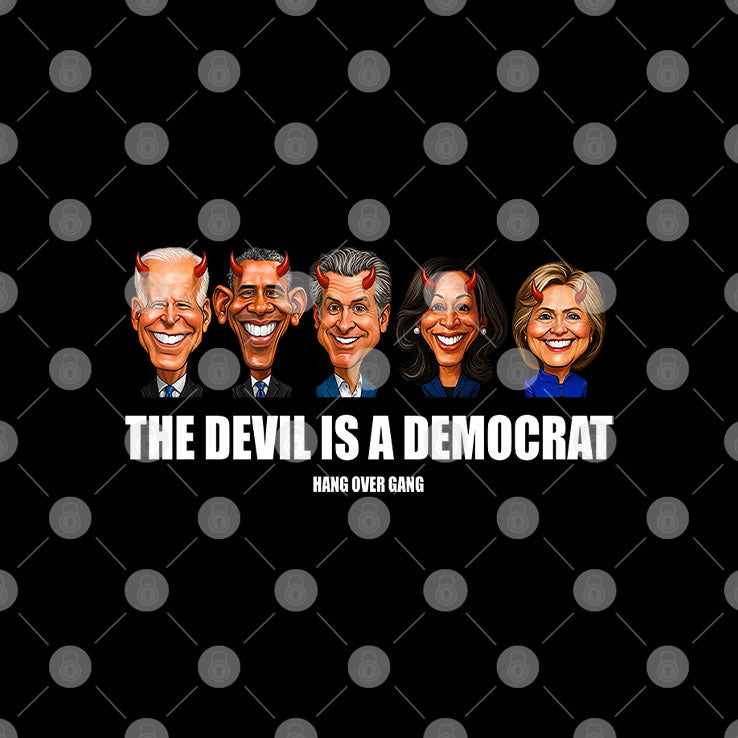 Presidents The Devil Is A Democrat Hand Over Gang T Shirt