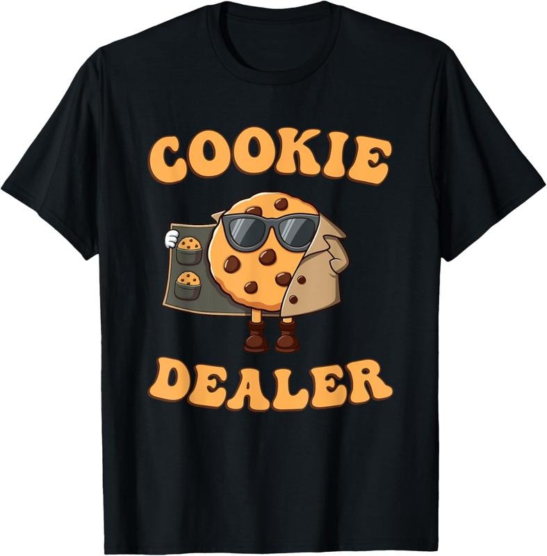100% Cotton Cookie Dealer Cookie Seller Baking Cookie Crew Boys Girl T-Shirt - clothing by TeeHivey.com