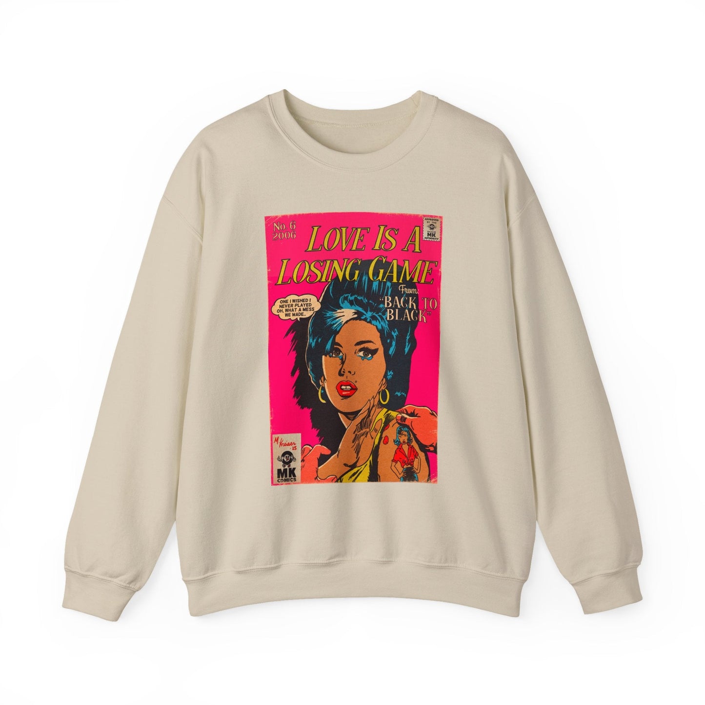 Love Is A Losing Game - Unisex Heavy Blendâ„¢ Crewneck Sweatshirt
