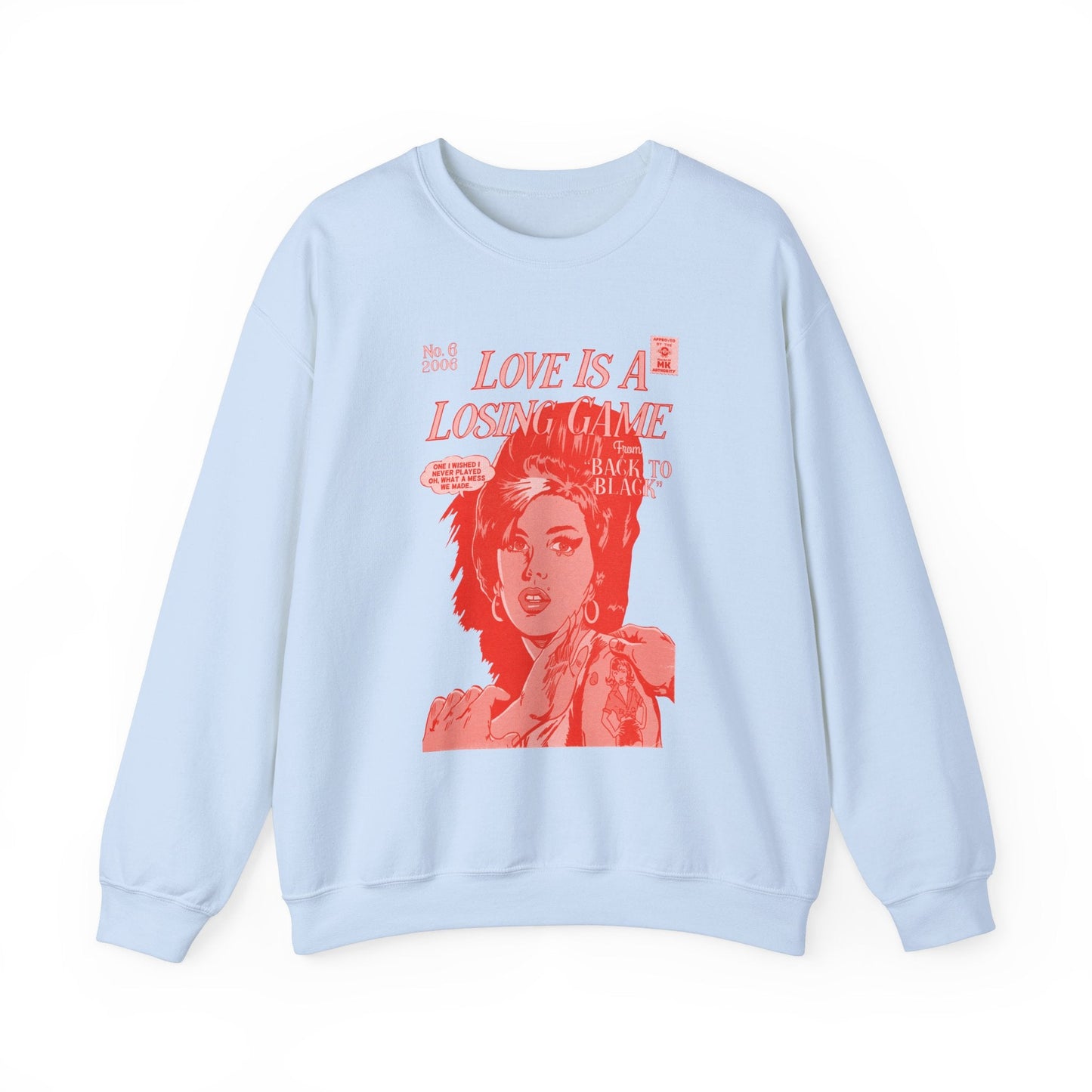 Love is a Losing Game - RED VARIANT - Unisex Heavy Blendâ„¢ Crewneck Sweatshirt