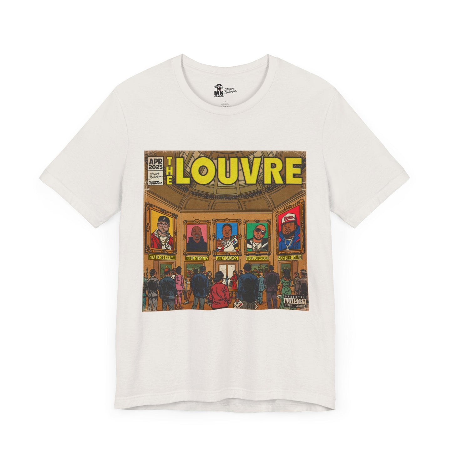 The Louvre - Statik Selektah & MK Collab - Unisex Jersey Short Sleeve Tee