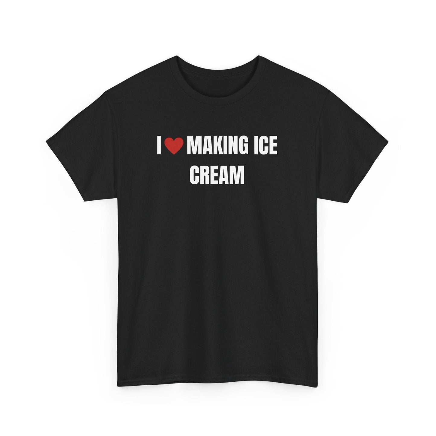 I Love Making Ice Cream Funny Shirt