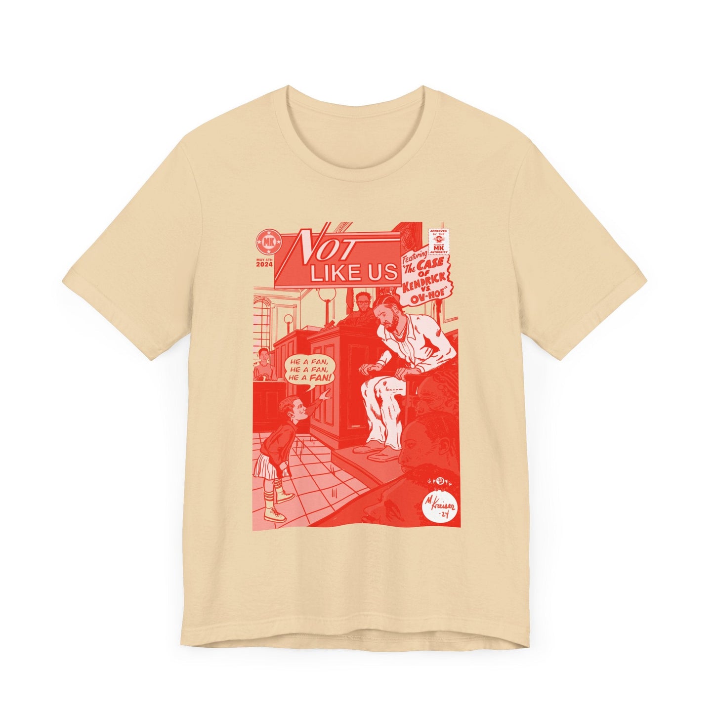 Not Like Us - RED VARIANT - Unisex Jersey Short Sleeve Tee