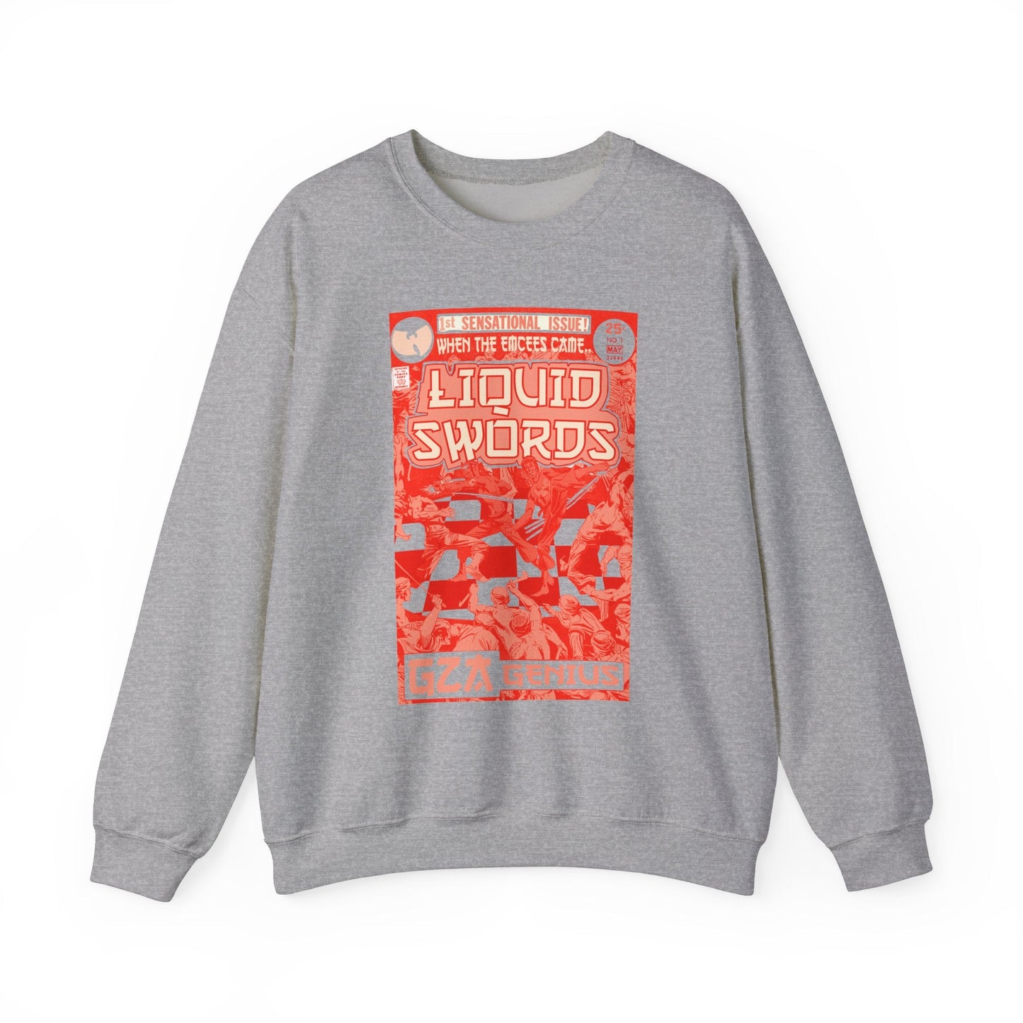 Liquid Swords - RED VARIANT - Unisex Heavy Blendâ„¢ Crewneck Sweatshirt