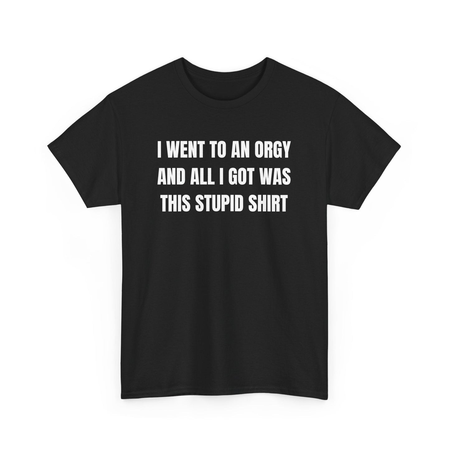 I Went To An Orgy And All I Got Was This Stupid Shirt Funny Shirt