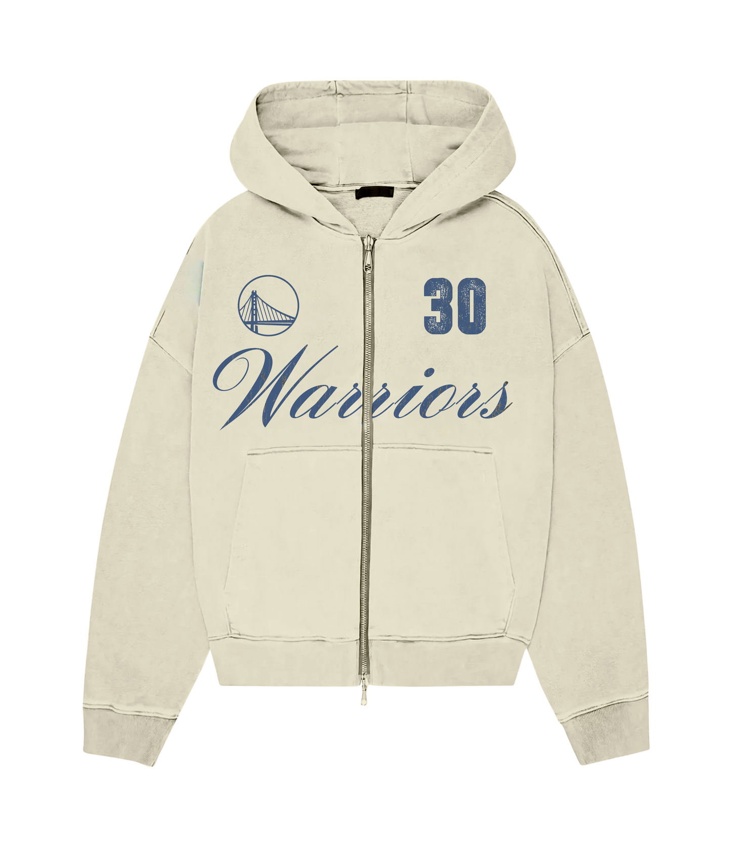 WARRIORS ZIP HOODIE