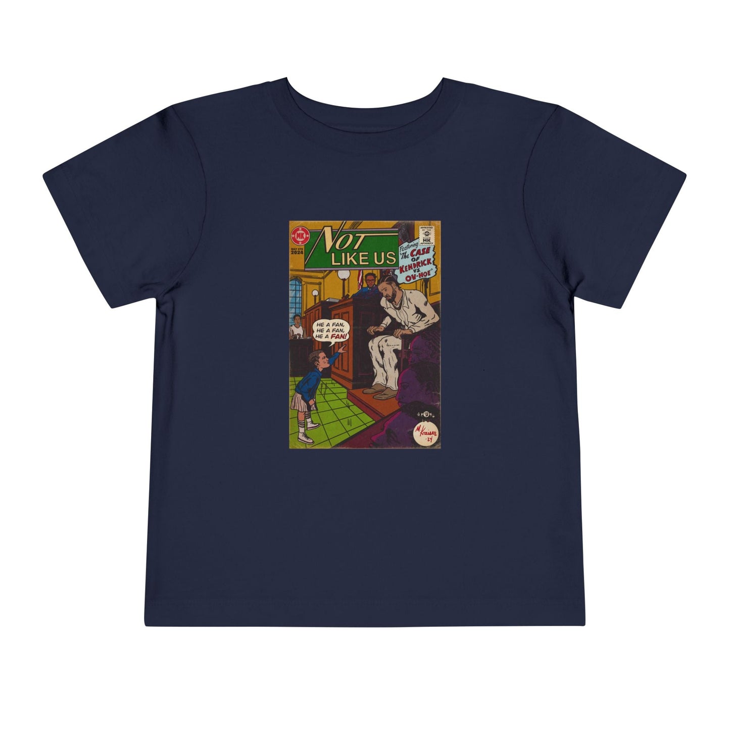 Not Like Us - Toddler Short Sleeve Tee - clothing by TeeHivey.com (Image 5)