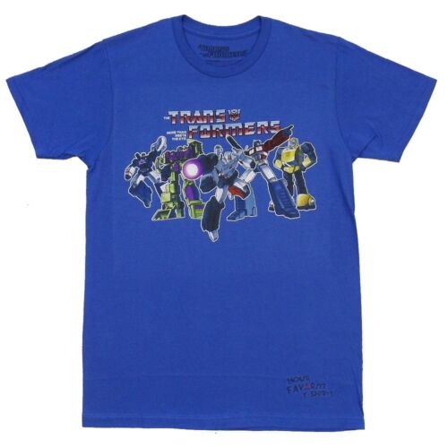 Transformers Classic Lineup Optimus Megatron Adult T-Shirt - clothing by TeeHivey.com