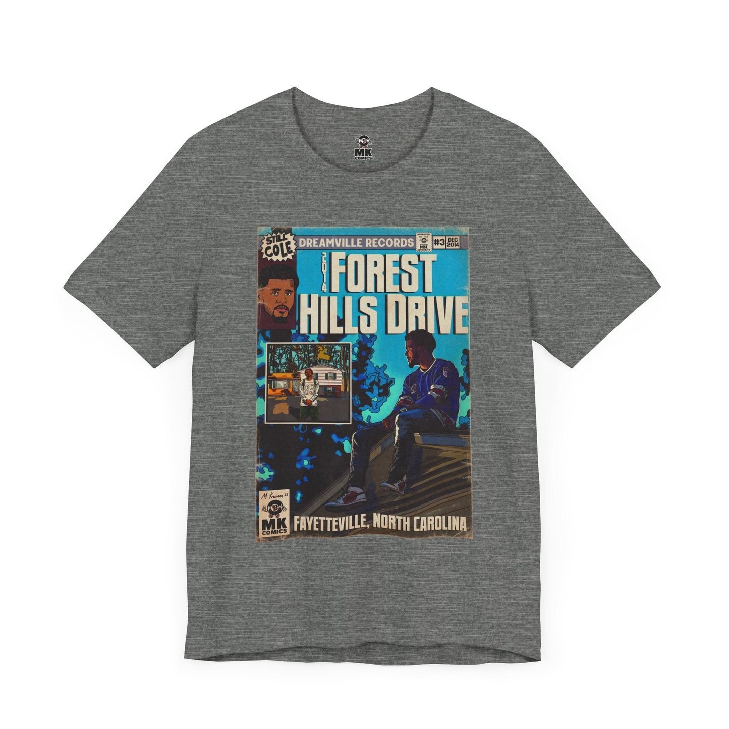 2014 Forest Hills Drive - Comic Book Art - Unisex Jersey Short Sleeve Tee