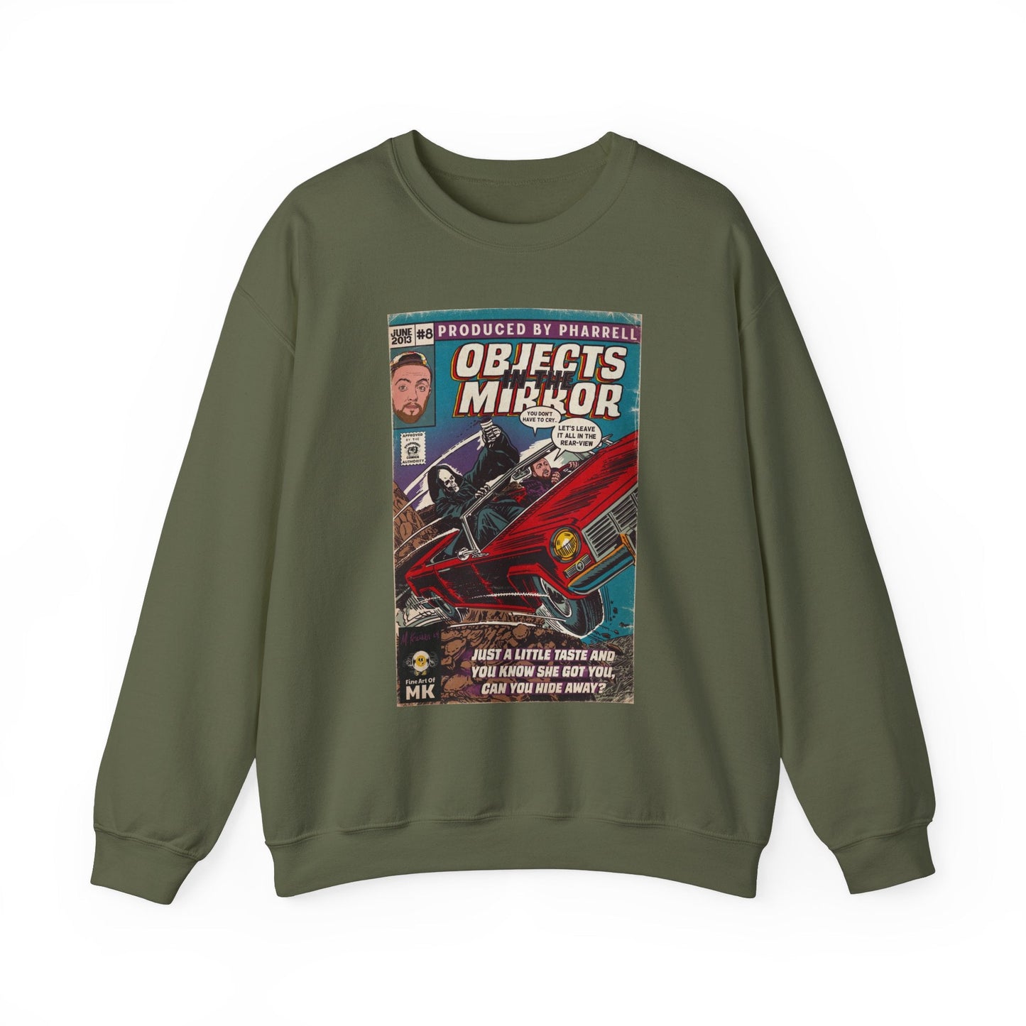 Objects in the Mirror - Unisex Heavy Blendâ„¢ Crewneck Sweatshirt