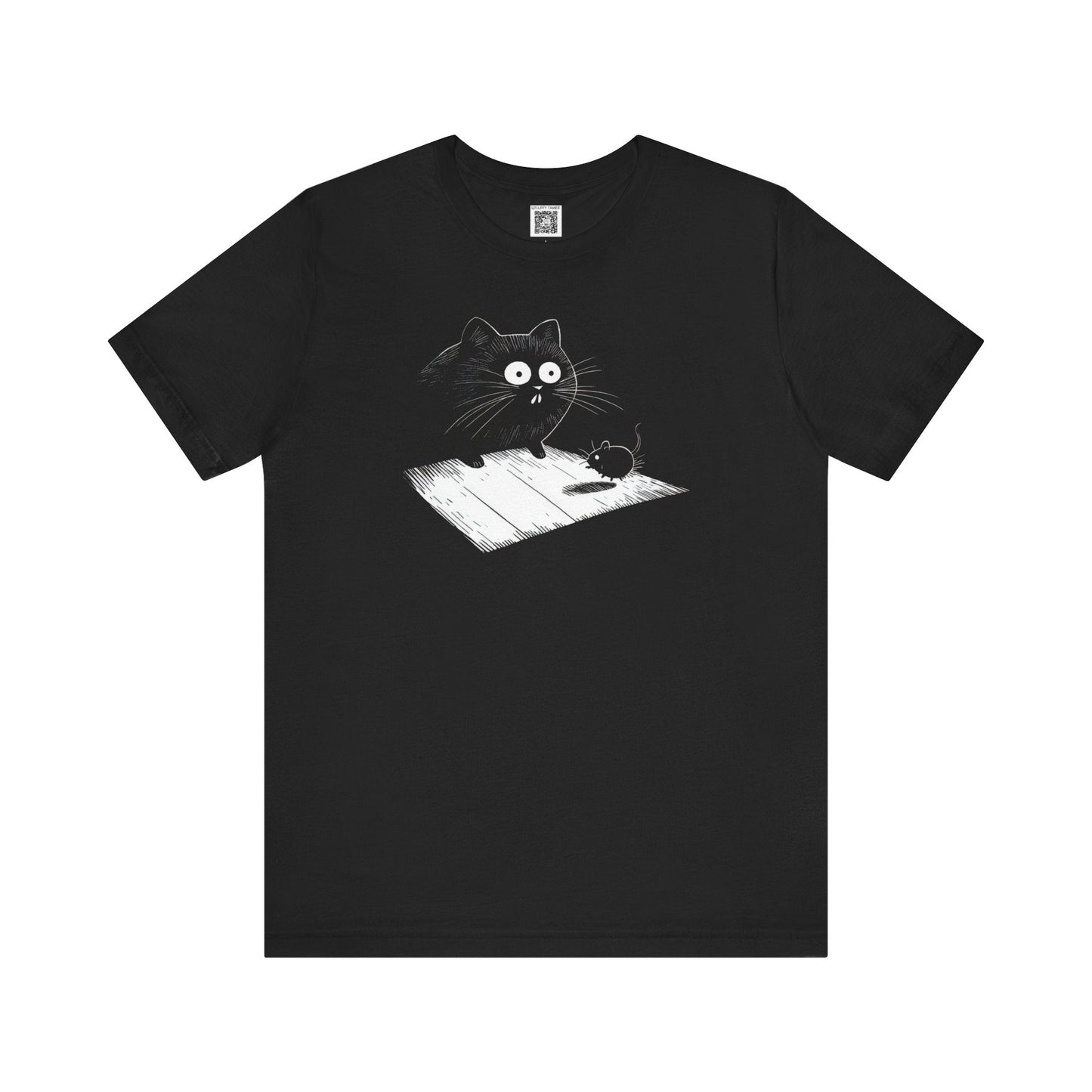 Whimsical Cat Graphic Tee Style021