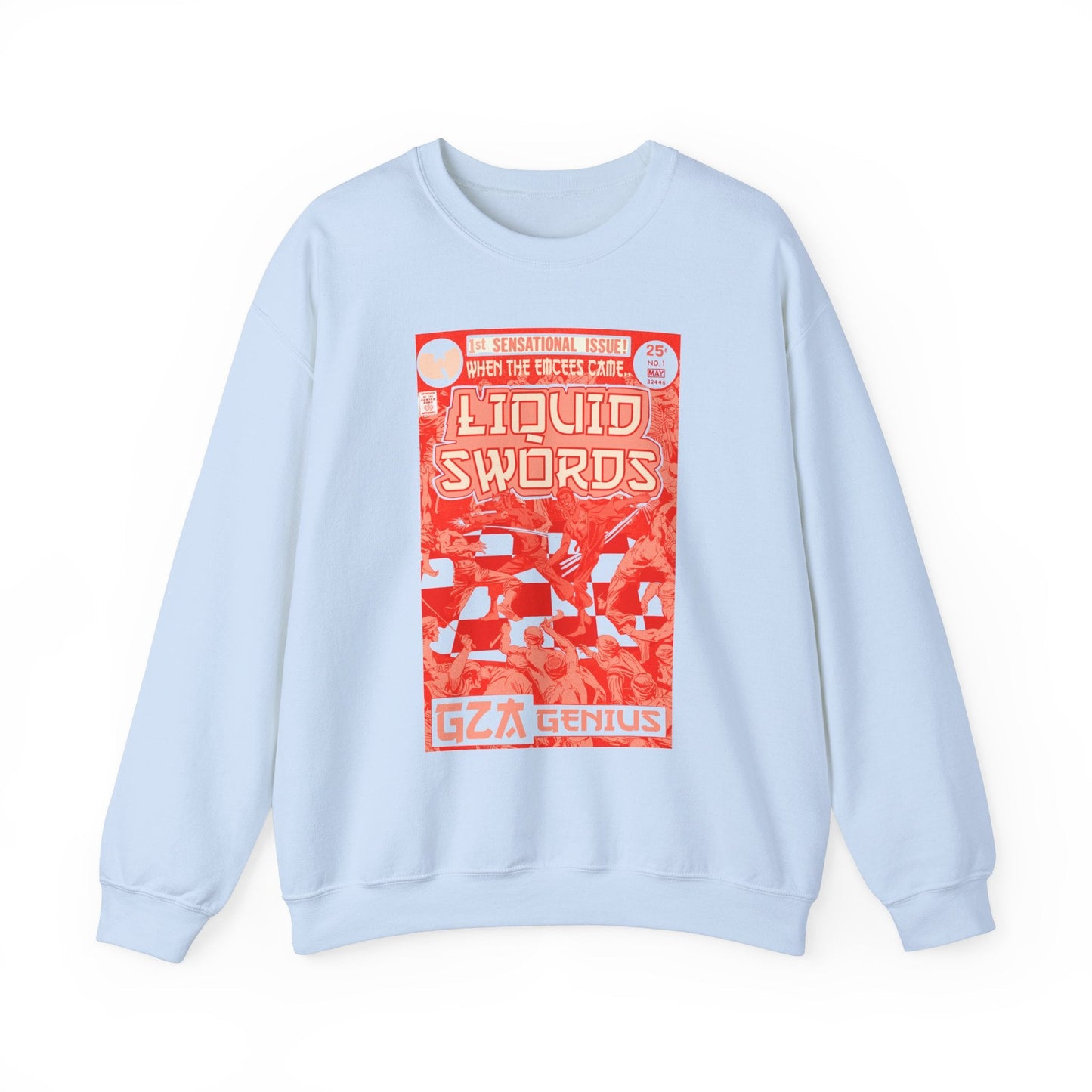 Liquid Swords - RED VARIANT - Unisex Heavy Blendâ„¢ Crewneck Sweatshirt
