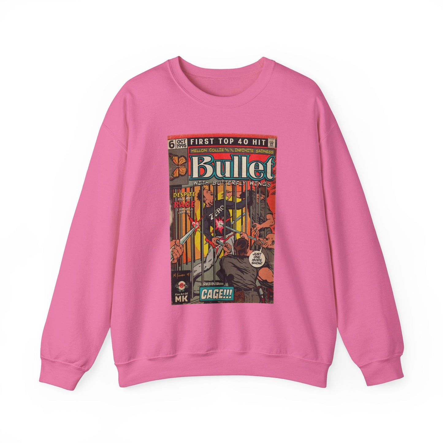 Bullet With Butterfly Wings - Unisex Heavy Blendâ„¢ Crewneck Sweatshirt