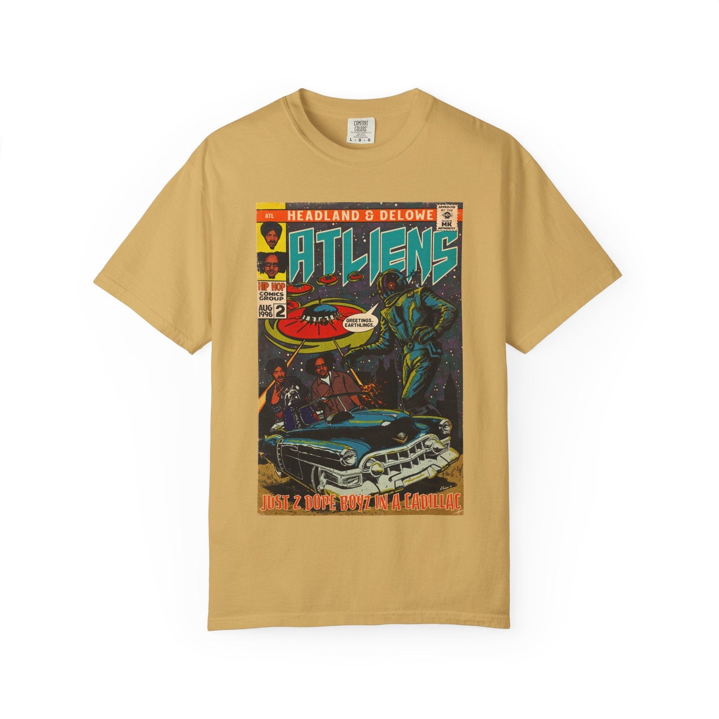 ATLiens - 2 Dope Boyz in a Cadillac - Unisex Comfort Colors T-shirt