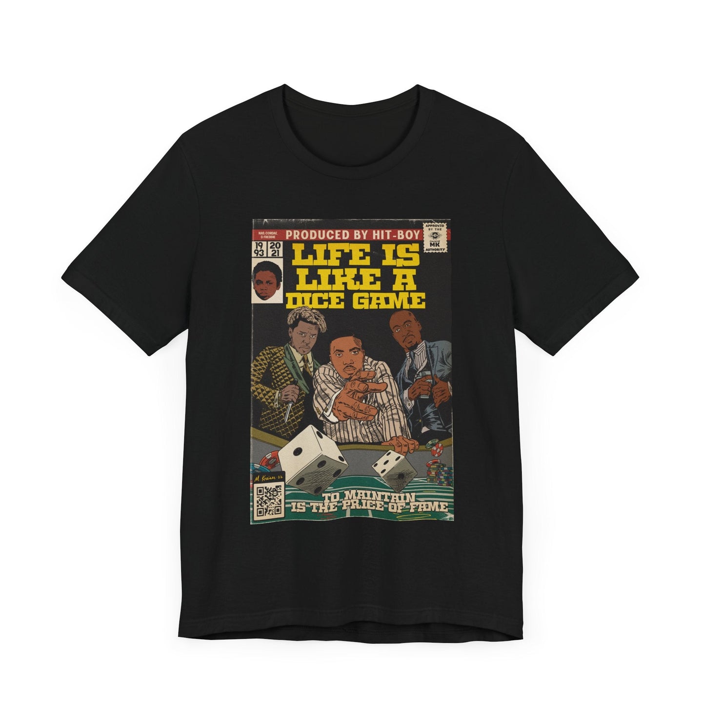Life is like a Dice Game - Unisex Jersey Short Sleeve Tee
