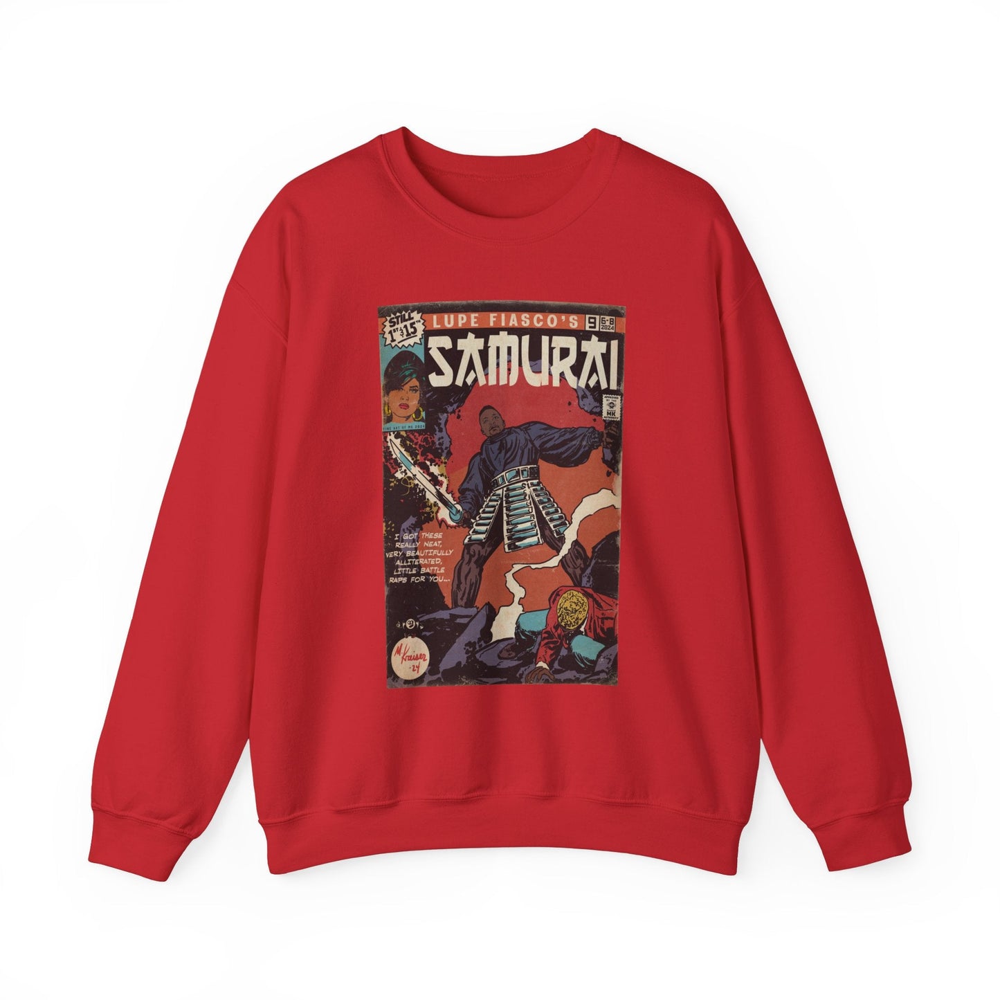Samurai Unisex Heavy Blendâ„¢ Crewneck Sweatshirt