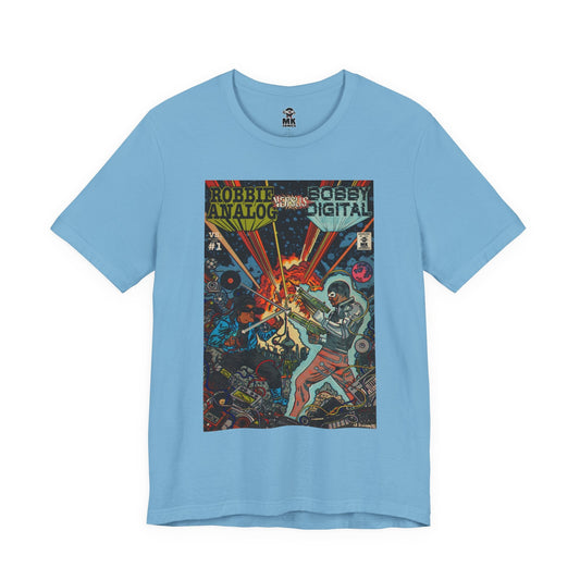 Analog vs. Digital - Unisex Jersey Short Sleeve Tee