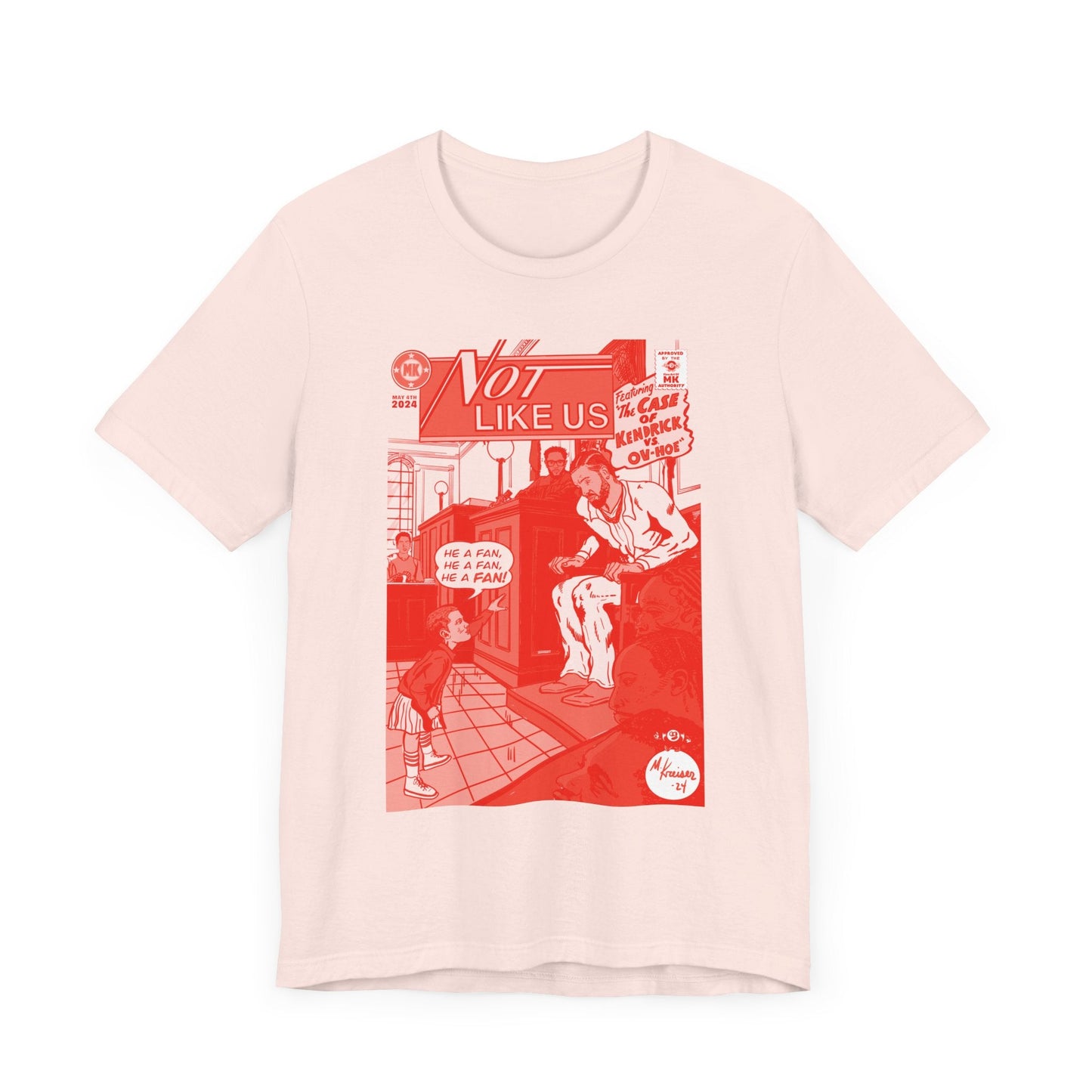 Not Like Us - RED VARIANT - Unisex Jersey Short Sleeve Tee