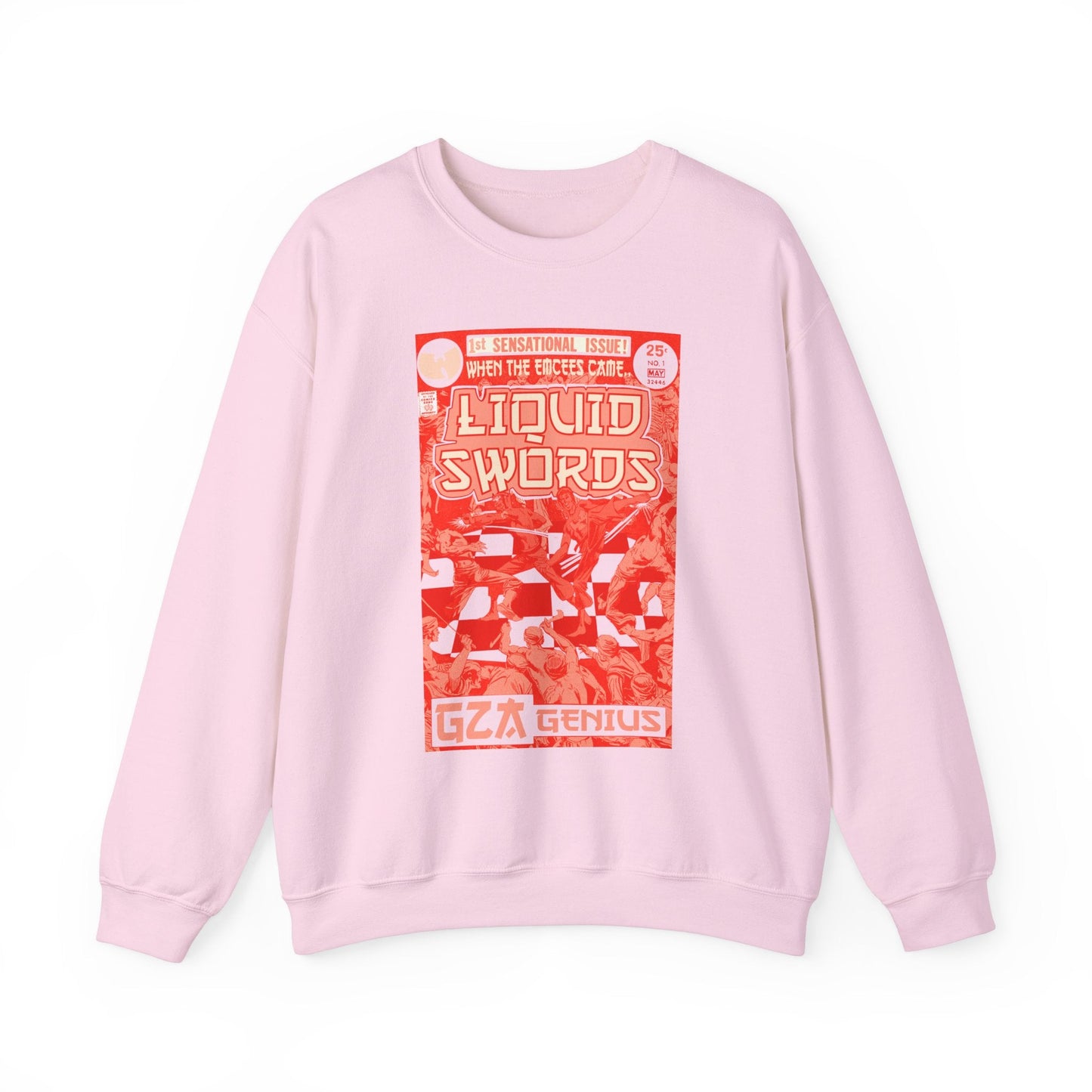 Liquid Swords - RED VARIANT - Unisex Heavy Blendâ„¢ Crewneck Sweatshirt