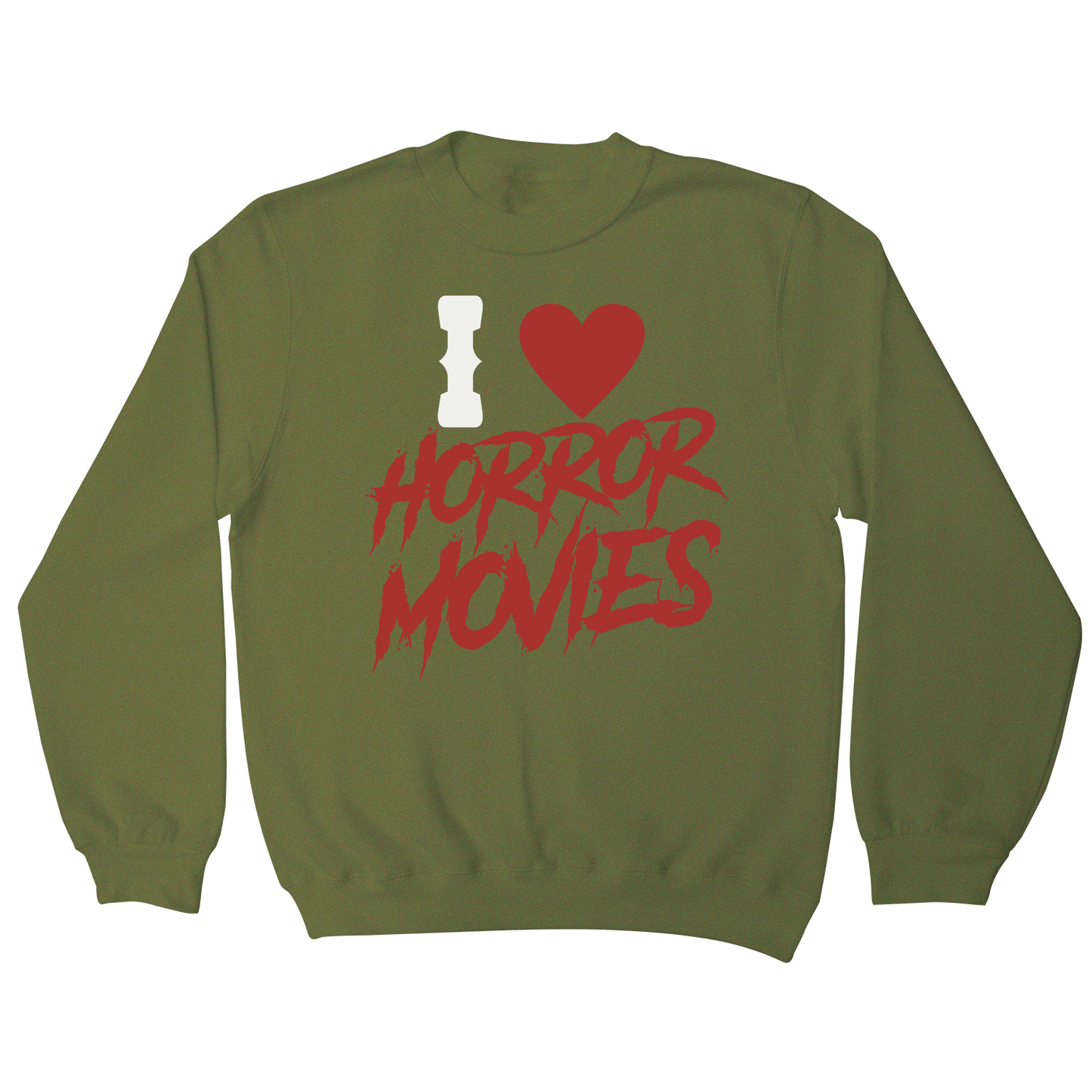 I love horror movies sweatshirt