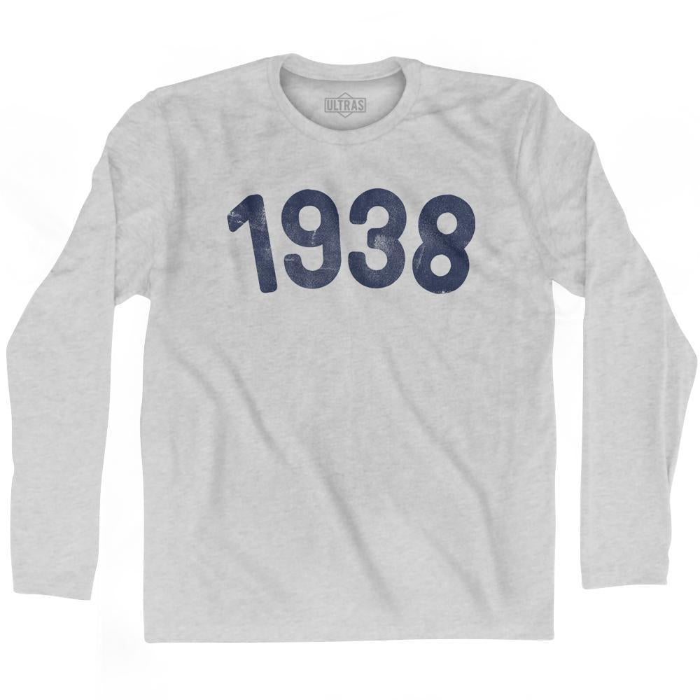 1938 Year Celebration Adult Cotton Long Sleeve T-shirt