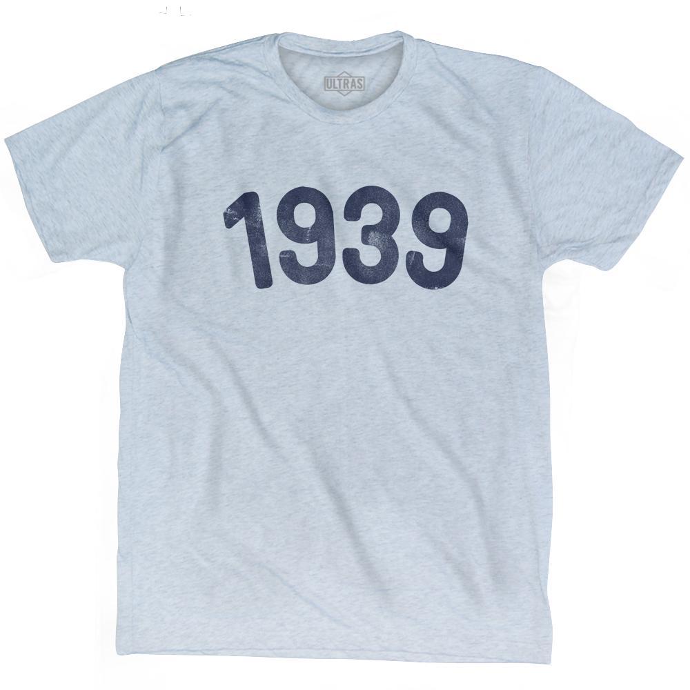 1939 Year Celebration Adult Tri-Blend T-shirt Style001
