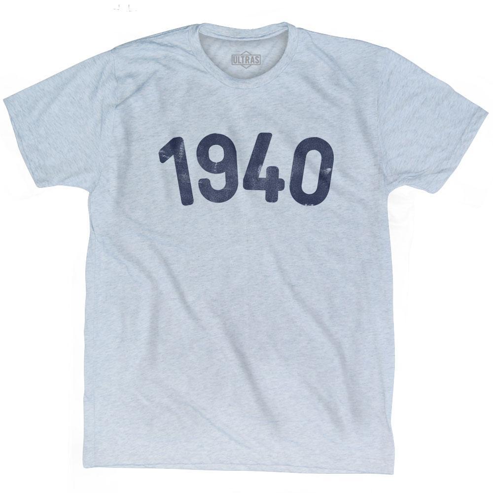 1940 Year Celebration Adult Tri-Blend T-shirt Style001
