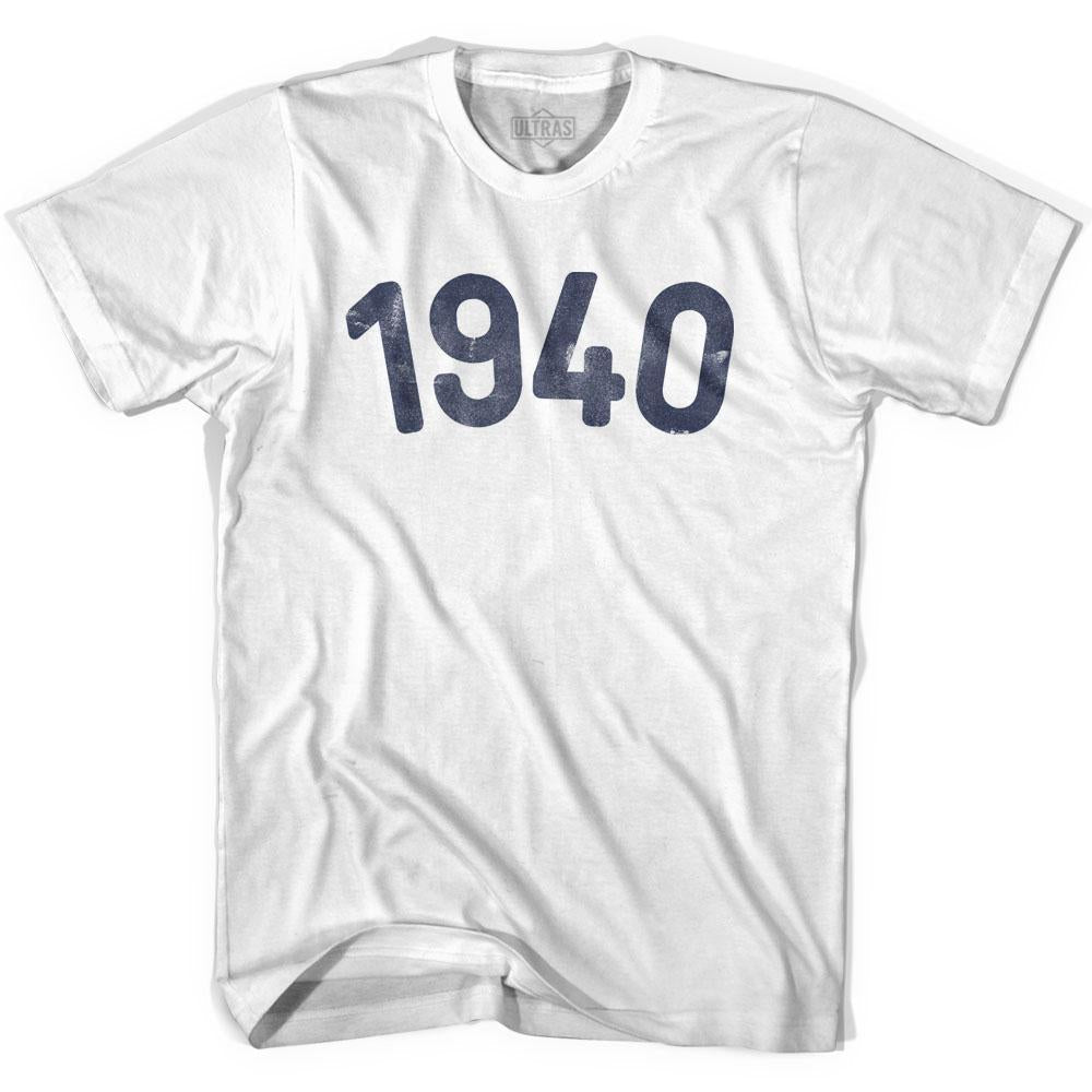 1940 Year Celebration Youth Cotton T-shirt Style001