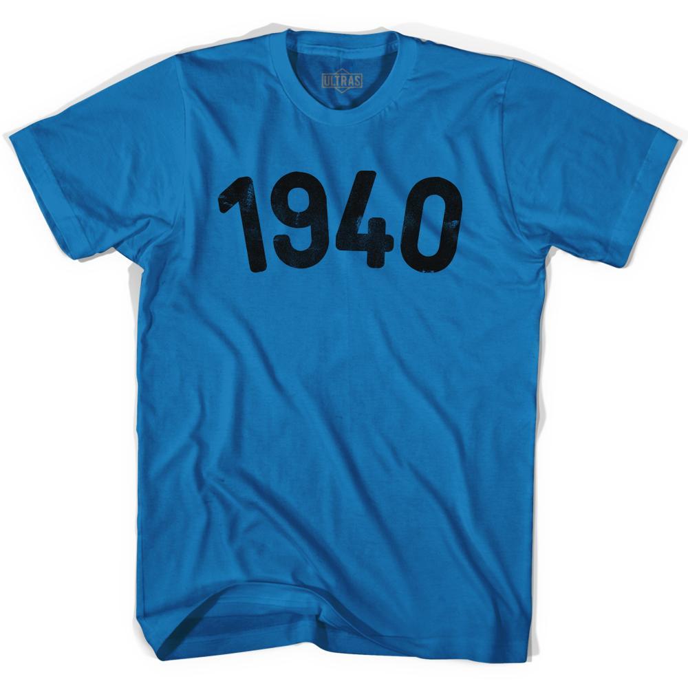 1940 Year Celebration Adult Cotton T-shirt