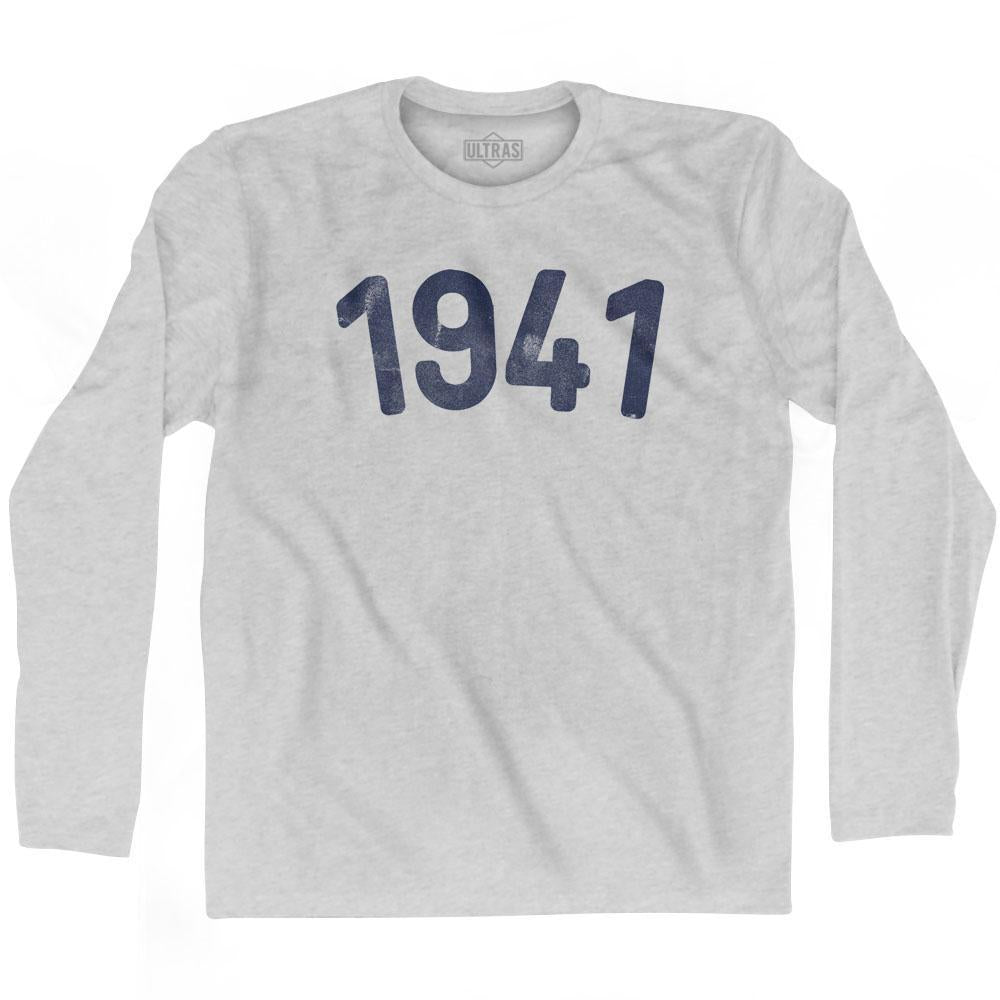 1941 Year Celebration Adult Cotton Long Sleeve T-shirt