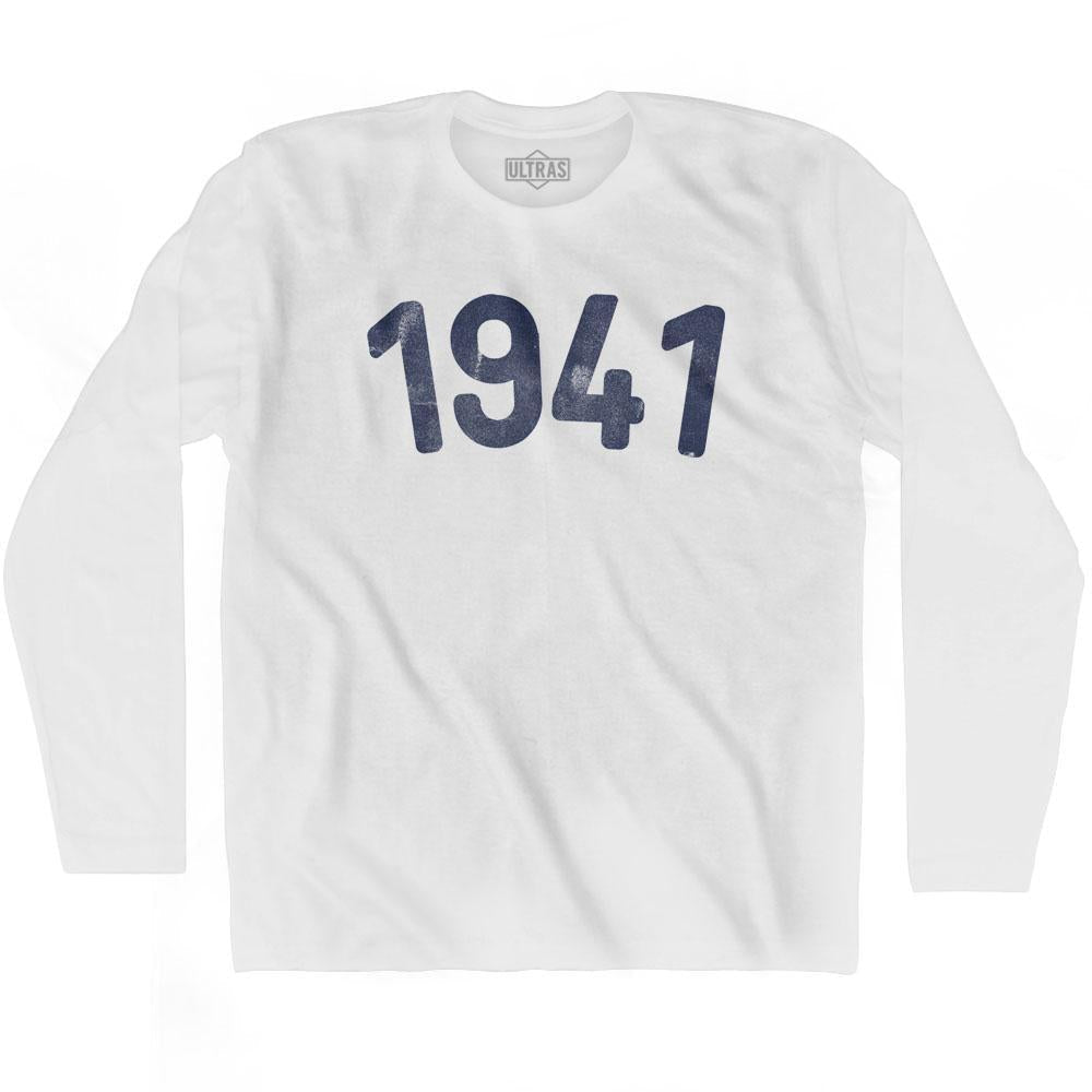 1941 Year Celebration Adult Cotton Long Sleeve T-shirt Style001
