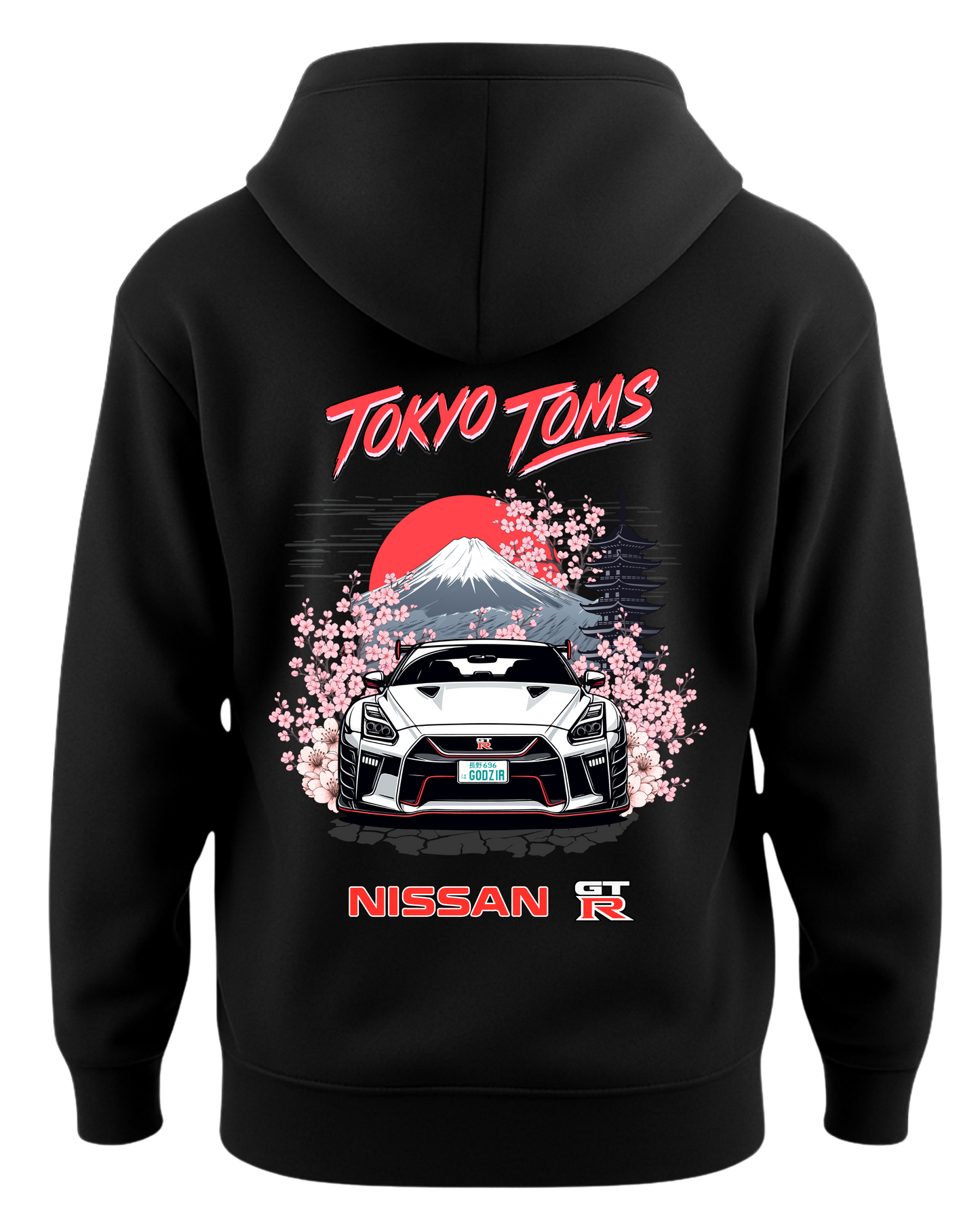 Nissan GT-R R35 Front End “Mount Fuji” Hoodie