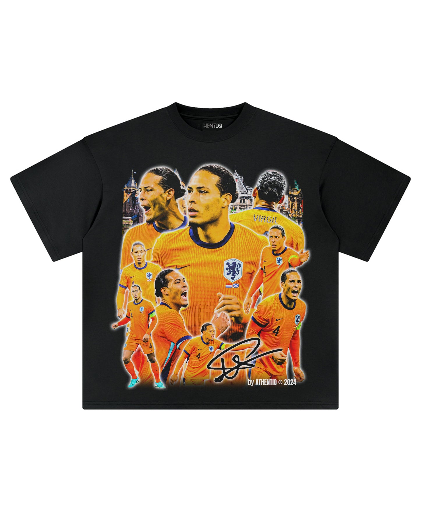 VIRGIL VAN DIJK NETHERLANDS TEE - clothing by TeeHivey.com (Image 4)