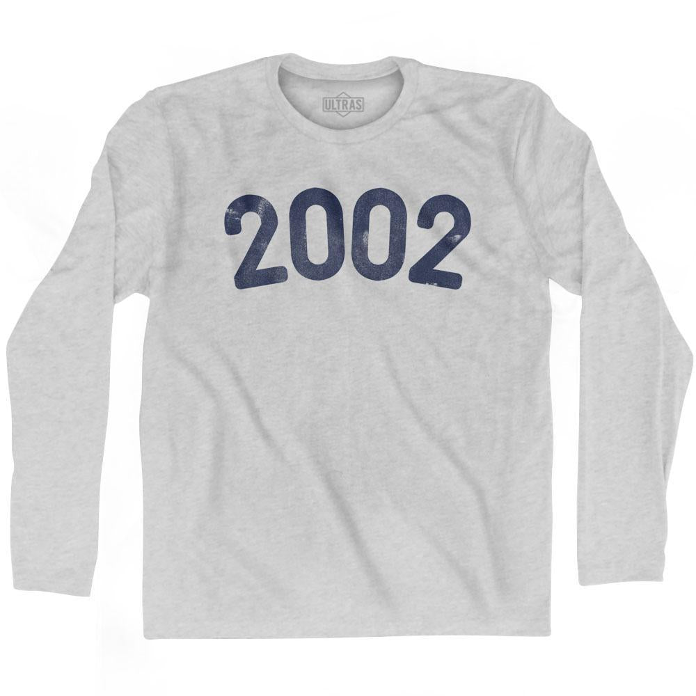 2002 Year Celebration Adult Cotton Long Sleeve T-shirt