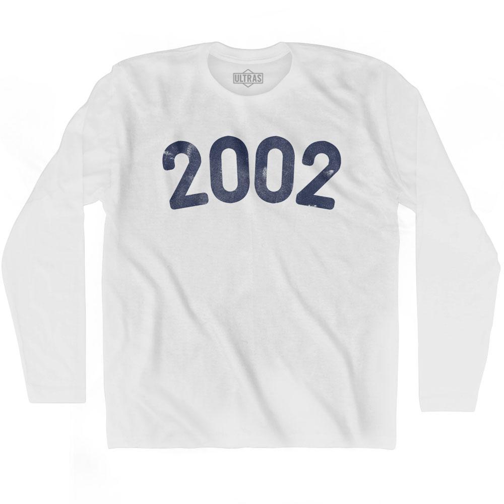2002 Year Celebration Adult Cotton Long Sleeve T-shirt Style001
