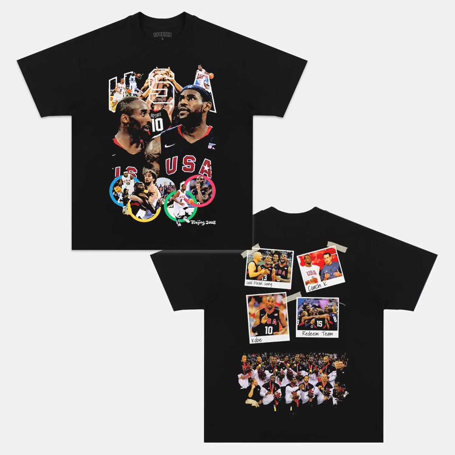 2008 USA TEAM VINTAGE TEE 2 Style001