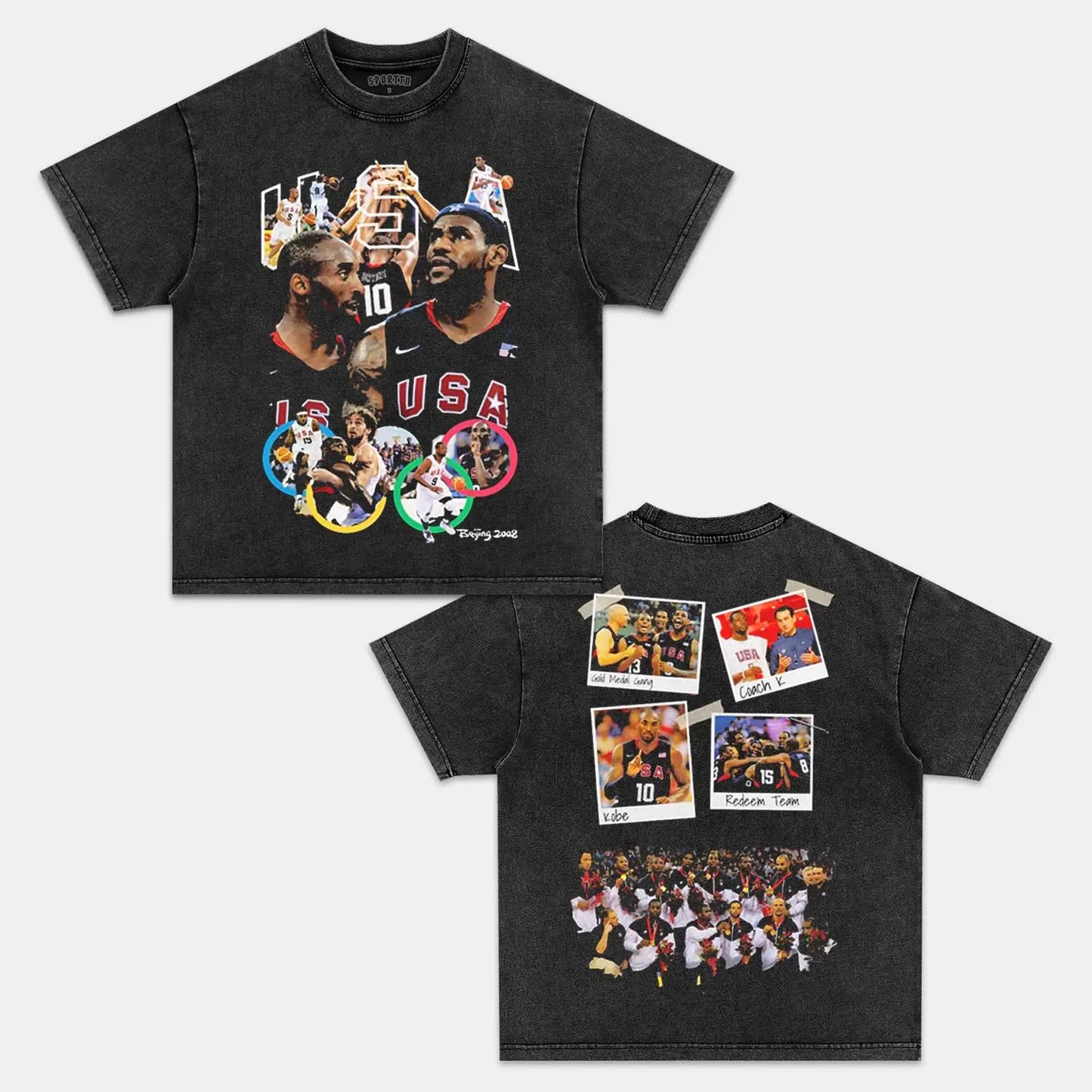 2008 USA TEAM VINTAGE TEE 2 Style001