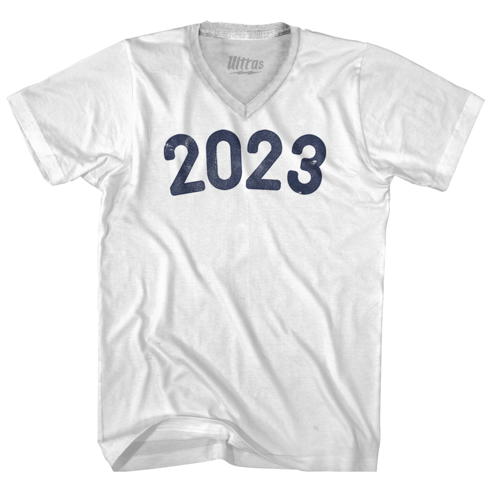 2023 Year Celebration Adult Tri-Blend V-neck T-shirt Style006