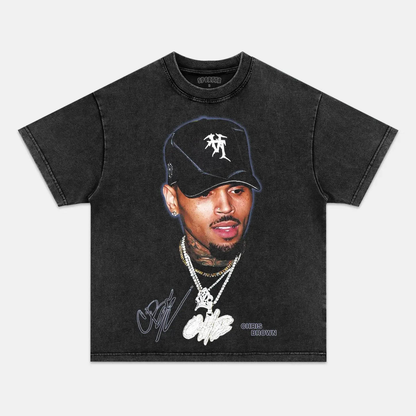 2024 CHRIS BROWN VINTAGE V2 TEE Style001