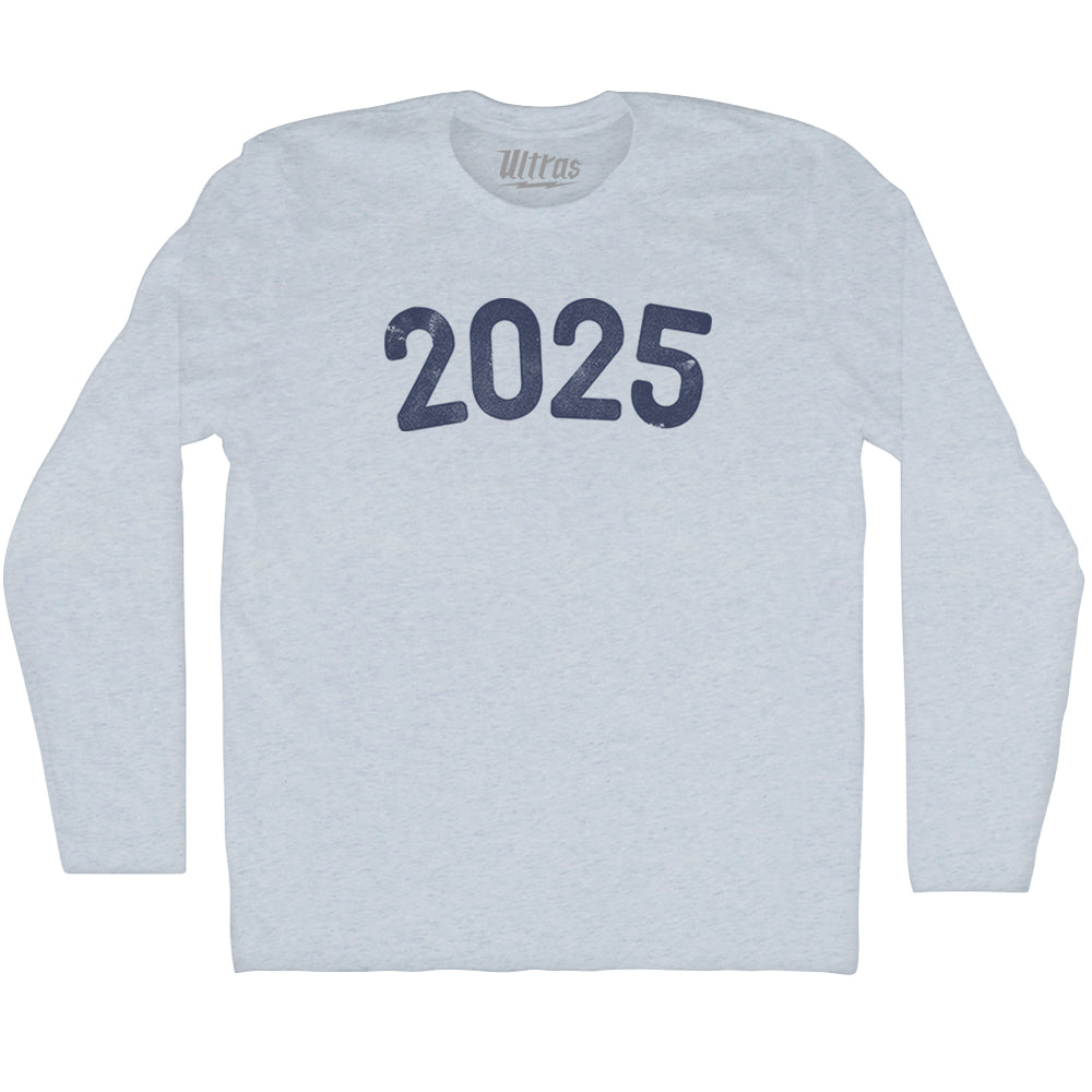 2025 Year Celebration Adult Tri-Blend Long Sleeve T-shirt Style003