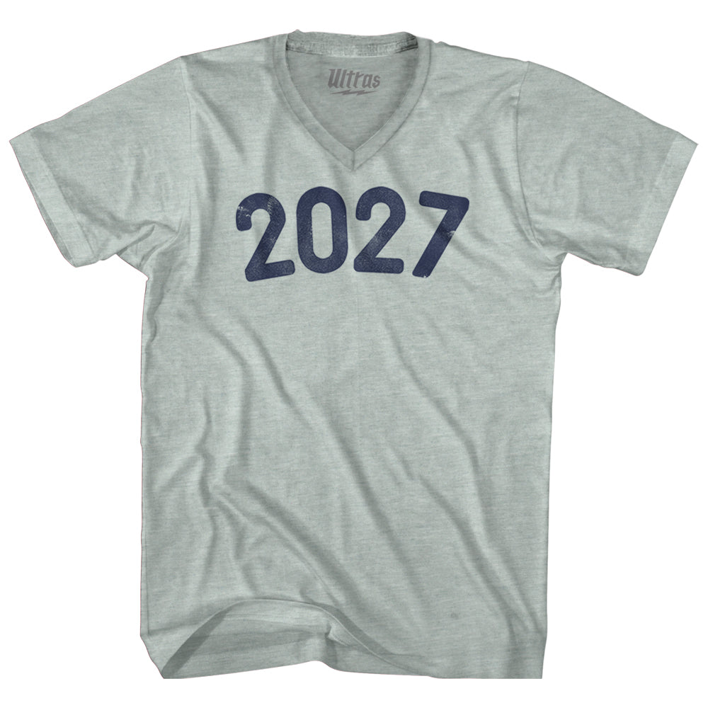 2027 Year Celebration Adult Tri-Blend V-neck T-shirt Style002