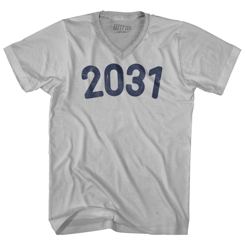 2031 Year Celebration Adult Tri-Blend V-neck T-shirt Style005