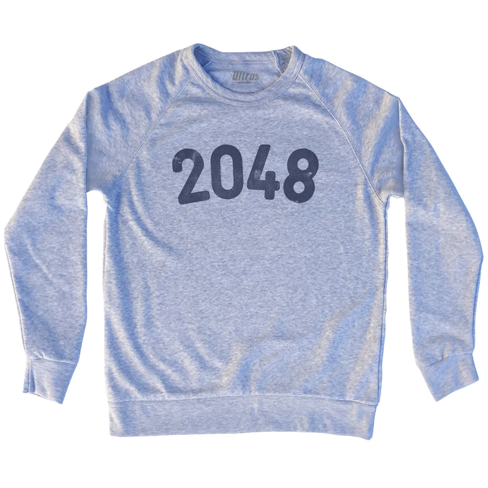 2048 Year Celebration Adult Tri-Blend Sweatshirt