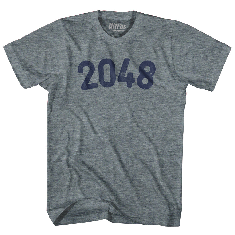 2048 Year Celebration Adult Tri-Blend T-shirt Style007