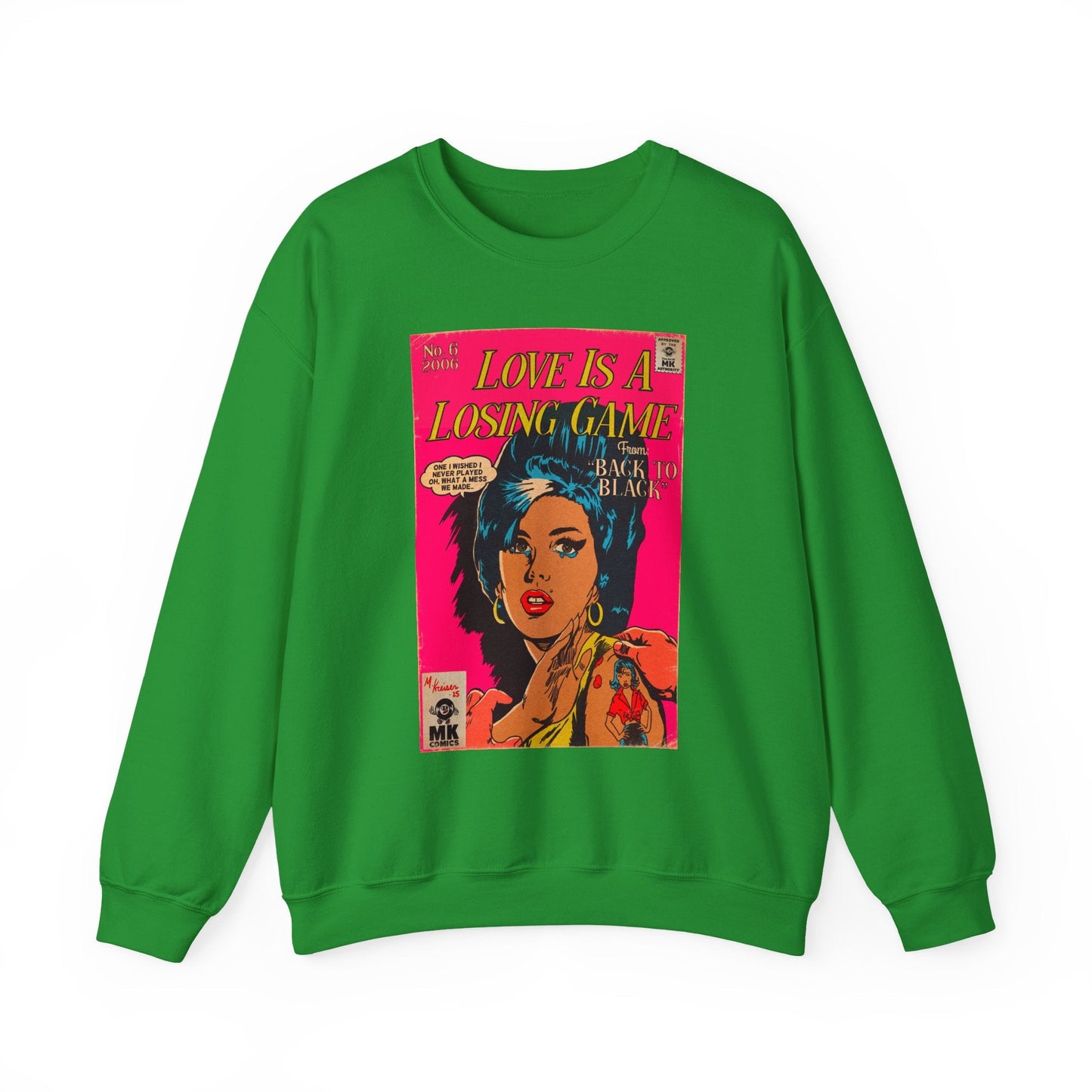 Love Is A Losing Game - Unisex Heavy Blendâ„¢ Crewneck Sweatshirt